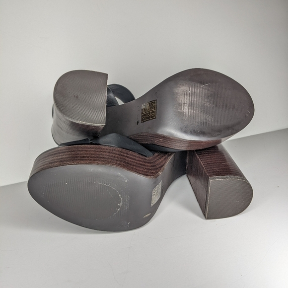 ALDO BLACK PLATFORM HEELS - Picture 8 of 8